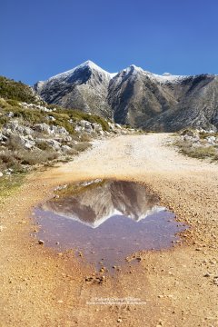 Fine art photograph of mountain scene in Greece