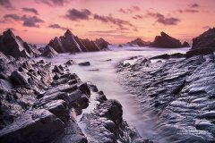 Coastal seascape of Hartland Quay