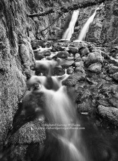 Waterfall on Dartmoor in Devon
