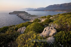 Peninsula known as Tigani in the Deep Mani of Greece
