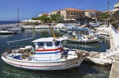Colourful tourist destination near Stoupa in the Southern Peloponnese of Greece